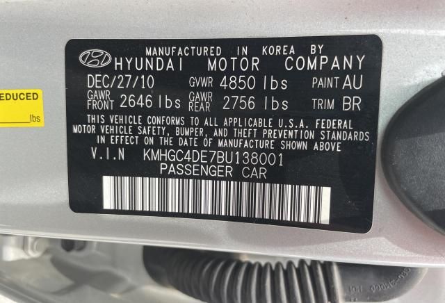 2011 Hyundai Genesis 3.8L