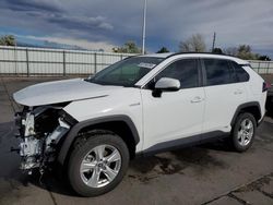 Salvage cars for sale at Littleton, CO auction: 2021 Toyota Rav4 XLE