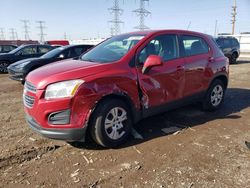 Salvage cars for sale from Copart Elgin, IL: 2015 Chevrolet Trax LS