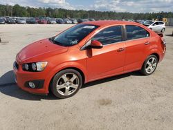 Salvage cars for sale at Harleyville, SC auction: 2012 Chevrolet Sonic LTZ
