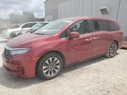 Salvage cars for sale at Apopka, FL auction: 2022 Honda Odyssey EXL