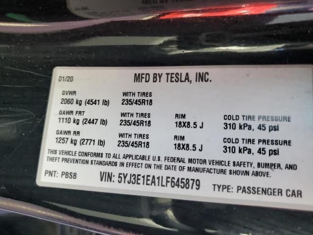 2020 Tesla Model 3