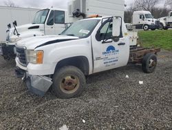 Salvage trucks for sale at West Mifflin, PA auction: 2007 GMC New Sierra C3500