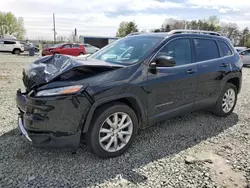 Salvage cars for sale from Copart Mebane, NC: 2015 Jeep Cherokee Limited