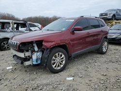 Jeep Cherokee Latitude salvage cars for sale: 2019 Jeep Cherokee Latitude