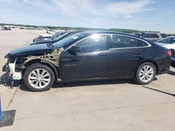 Salvage cars for sale from Copart Grand Prairie, TX: 2019 Chevrolet Malibu LT