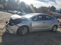 Salvage cars for sale at Mendon, MA auction: 2018 KIA Forte LX