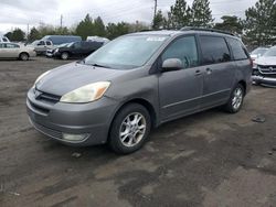 Salvage cars for sale from Copart Denver, CO: 2005 Toyota Sienna XLE