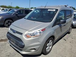 Salvage cars for sale at Sacramento, CA auction: 2016 Ford Transit Connect XLT