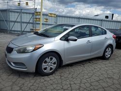 Salvage cars for sale from Copart Dyer, IN: 2015 KIA Forte LX