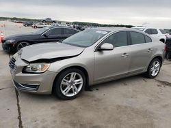 Salvage cars for sale at Grand Prairie, TX auction: 2014 Volvo S60 T5