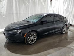 Salvage cars for sale at Leroy, NY auction: 2015 Chrysler 200 S