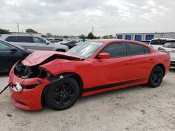 Salvage cars for sale from Copart Haslet, TX: 2018 Dodge Charger SXT