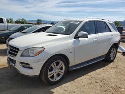 Mercedes-Benz ML 350 4matic Vehiculos salvage en venta: 2012 Mercedes-Benz ML 350 4matic