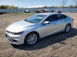 Chevrolet salvage cars for sale: 2018 Chevrolet Malibu LT