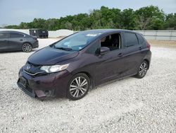 Salvage cars for sale from Copart New Braunfels, TX: 2015 Honda FIT EX