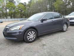 Salvage cars for sale from Copart Austell, GA: 2011 Honda Accord LX