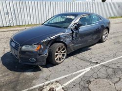 Salvage cars for sale from Copart Van Nuys, CA: 2012 Audi A5 Premium Plus