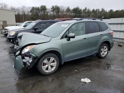 Salvage cars for sale at Exeter, RI auction: 2014 Subaru Forester 2.5I Touring
