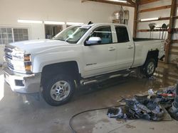 Chevrolet salvage cars for sale: 2015 Chevrolet Silverado K2500 Heavy Duty LT