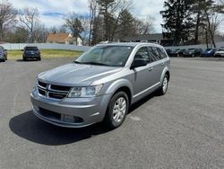 Salvage cars for sale from Copart North Billerica, MA: 2017 Dodge Journey SE