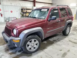 Jeep Liberty Sport salvage cars for sale: 2002 Jeep Liberty Sport