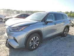 Salvage cars for sale at Ellenwood, GA auction: 2022 Toyota Highlander XLE