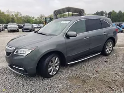 Salvage cars for sale at Ellenwood, GA auction: 2015 Acura MDX Advance