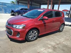 Chevrolet Sonic lt salvage cars for sale: 2019 Chevrolet Sonic LT