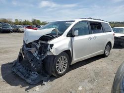 Salvage cars for sale from Copart Cahokia Heights, IL: 2015 Toyota Sienna XLE