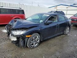 Salvage cars for sale from Copart Albany, NY: 2018 Honda Civic LX