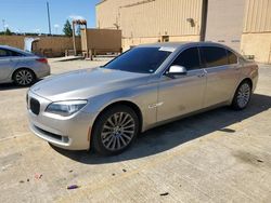 Salvage cars for sale at Gaston, SC auction: 2012 BMW 750 LI