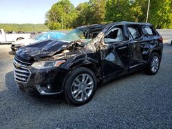 Salvage cars for sale at Concord, NC auction: 2021 Chevrolet Traverse High Country