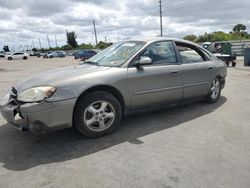 Salvage cars for sale at Miami, FL auction: 2003 Ford Taurus SES