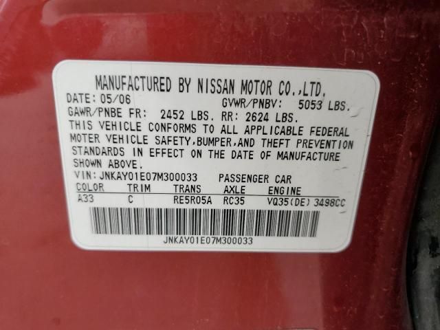 2007 Infiniti M35 Base