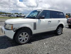 Salvage cars for sale at Eugene, OR auction: 2007 Land Rover Range Rover HSE