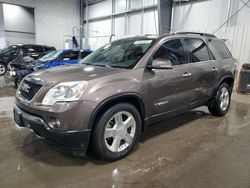 Salvage cars for sale at Ham Lake, MN auction: 2008 GMC Acadia SLT-2