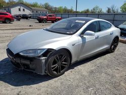 Salvage cars for sale at York Haven, PA auction: 2013 Tesla Model S