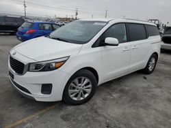 Salvage cars for sale from Copart Sun Valley, CA: 2016 KIA Sedona LX