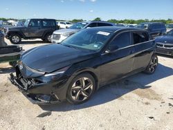 Salvage cars for sale at San Antonio, TX auction: 2023 Hyundai Elantra Limited