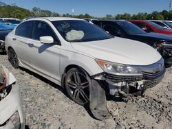 Vehiculos salvage en venta de Copart Savannah, GA: 2017 Honda Accord Sport