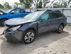 Salvage cars for sale at Riverview, FL auction: 2021 Subaru Outback Limited