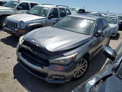 Salvage cars for sale at Tucson, AZ auction: 2017 Infiniti Q50 Premium