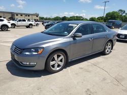 Salvage cars for sale at Wilmer, TX auction: 2015 Volkswagen Passat S