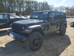 Salvage cars for sale at North Billerica, MA auction: 2024 Jeep Wrangler 4XE