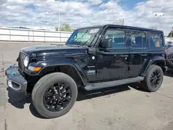 Jeep Wrangler Sahara 4xe salvage cars for sale: 2023 Jeep Wrangler Sahara 4XE