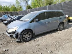 Salvage cars for sale at Waldorf, MD auction: 2012 Honda Odyssey EXL