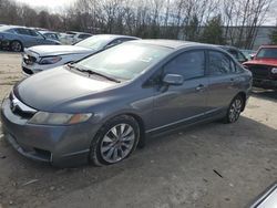 Salvage cars for sale from Copart North Billerica, MA: 2009 Honda Civic EX