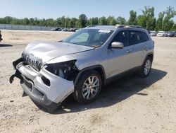 Jeep salvage cars for sale: 2016 Jeep Cherokee Limited