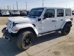 Vehiculos salvage en venta de Copart Los Angeles, CA: 2021 Jeep Wrangler Unlimited Sahara 4XE